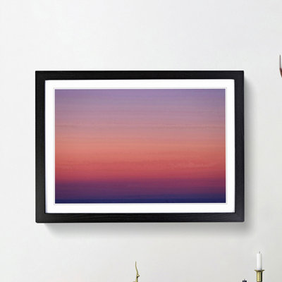 Pink Horizon - Picture Frame Painting Print