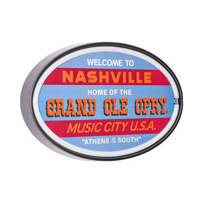 Grand Ole Opry Music City Nashville  LED Neon Rope Wall Sign
