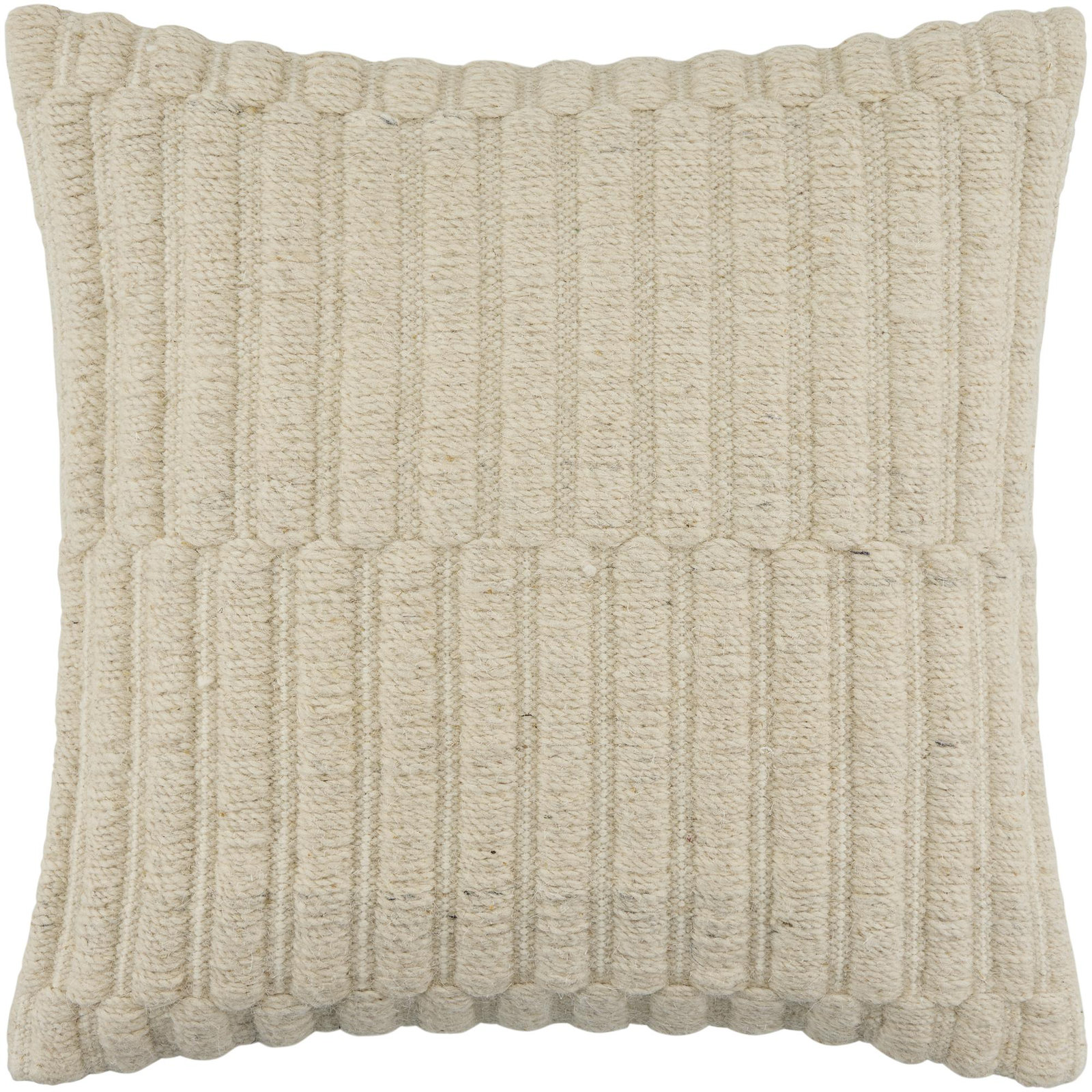 Monacizzo Accent Pillow, Cream, Duck Down, Square 22"