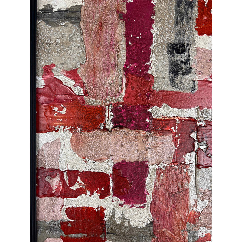 Valor - Original Mixed-Media, peinture abstraite par J. Kent Martin