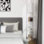 Floor Lamp with 3 Layers Wooden Shelves, Modern 160cm Standing Light Reading Lamp for Living Room-1073875199-1322887278