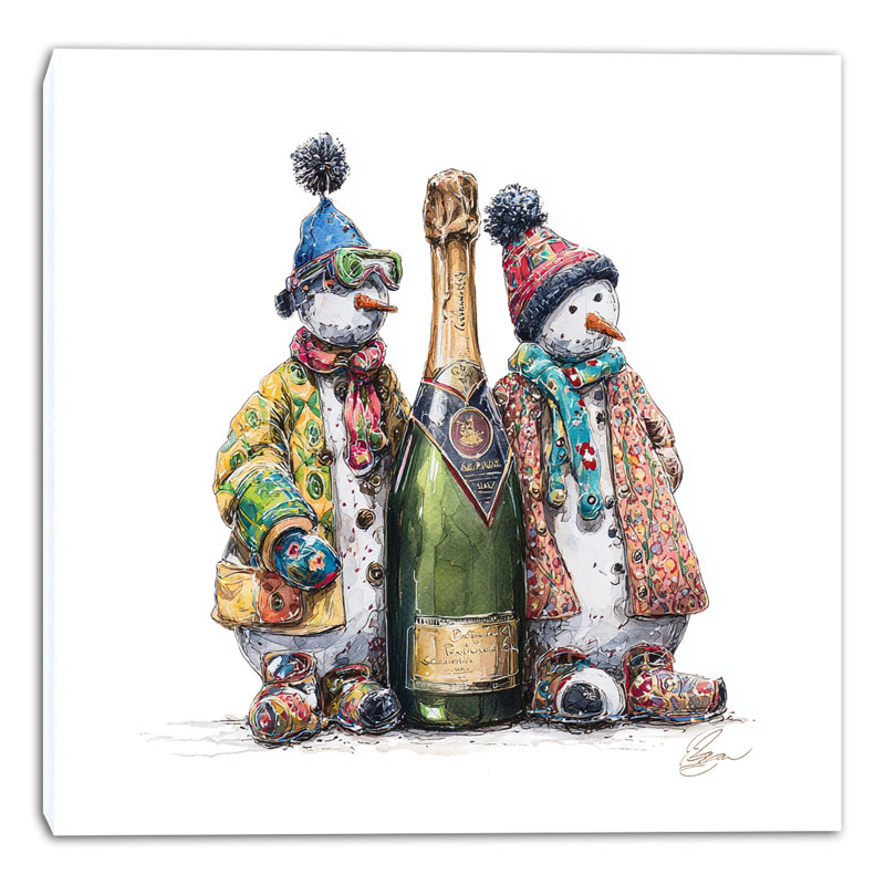 Art mural sur toile Frosty Toast, H 20 po x l 20 po