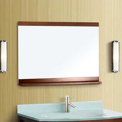 Solid Wood Rectangle Wall Mirror