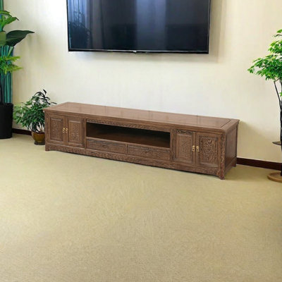 Crédence de rangement en bois massif 70,07 po