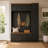 79'' High Hall Tree With Utility Storage Cabinet, Large Entryway Organizer With 4 Hooks, 6 Storage Cabinets And Bench For Vacuum Cleaner & Cleaning Tools-894173143