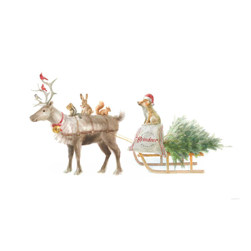 Woodland Celebration I sur fond blanc, H 24 po x l 36 po x P 1,25 po