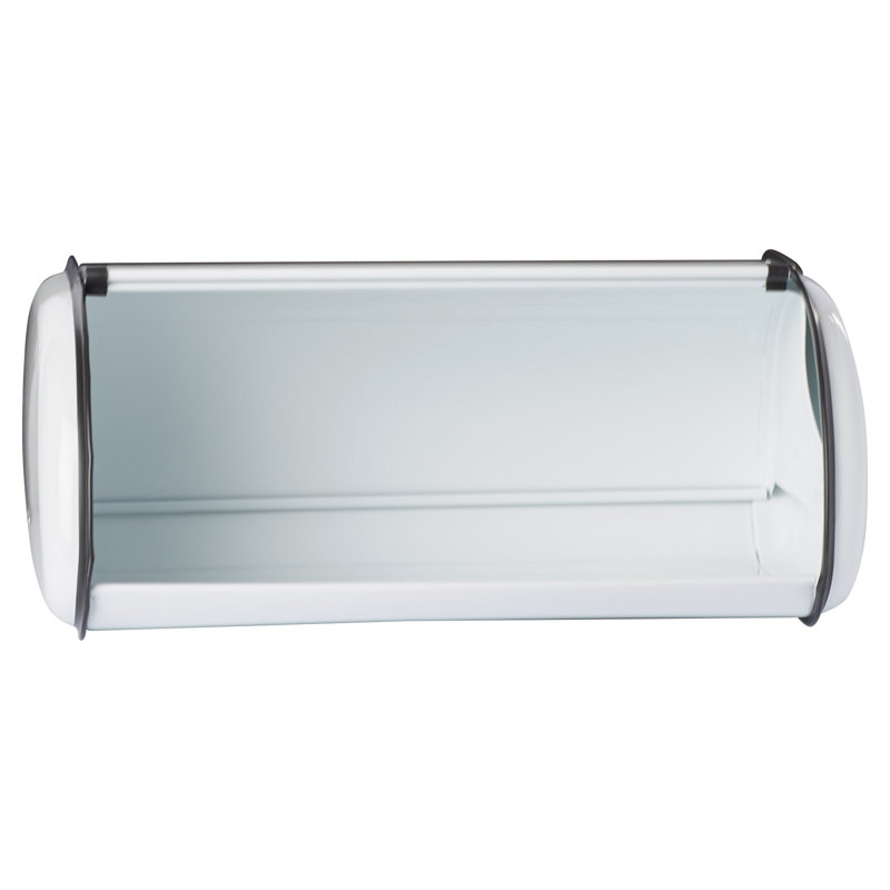 Selina Steel Bread Box, White