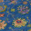 Tapis bleu intérieur / extérieur lavable à la machine Xhevrie-111819157