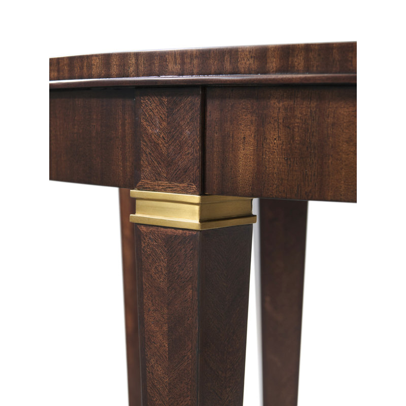 Marlborough By Alexa Hampton Round Dining Table, Brown