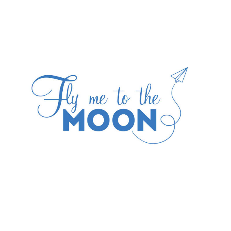 Wall Decal, Medium, Blue