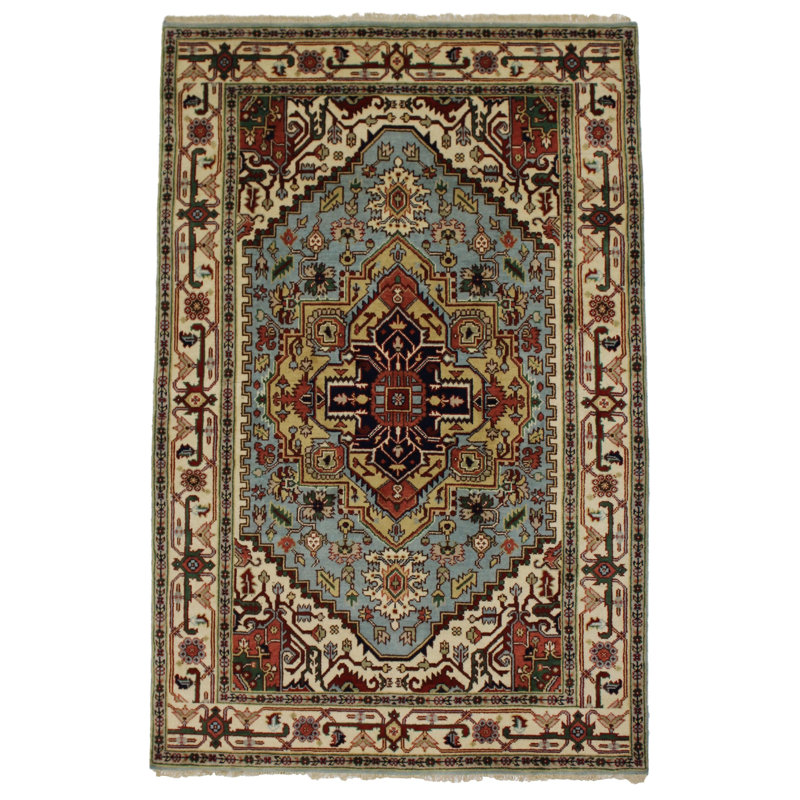 Medallion One-of-a-Kind 5'11" X 9'1" Hand Knotted Area Rug