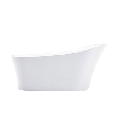 66.93'' x 31.5'' Freestanding Soaking Acrylic Bathtub