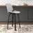 Altherr Mid-Century Modern Swivel 26 in. Armless Wood Counter Height Bar Stool with Faux Leather Seat-1336127516-1308883715