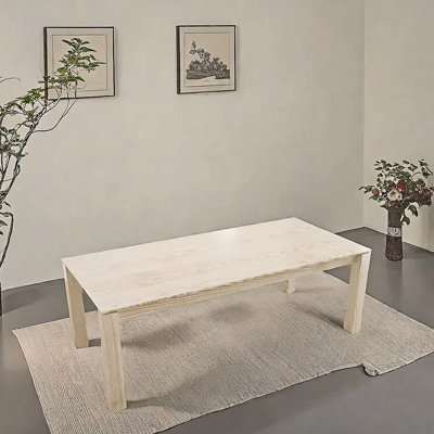 Deluxe solid wood rectangular dining table
