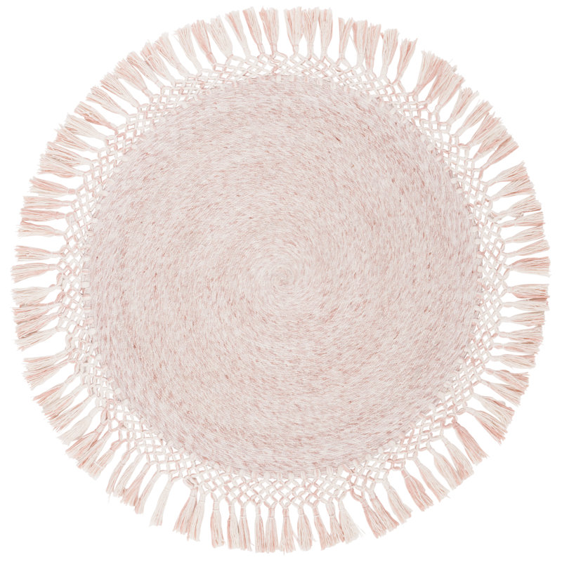 Cummins Performance Hand Tufted Solid Color Rug, Rond 3 pi