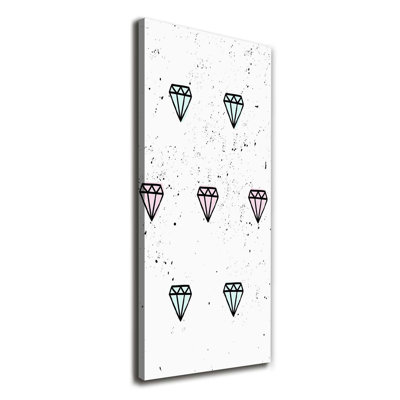 Diamonds - Wrapped Canvas Print