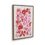 «Red and Pink Artsy Flowers» par Garima Dhawan, reproduction d'art-573664721-573663790