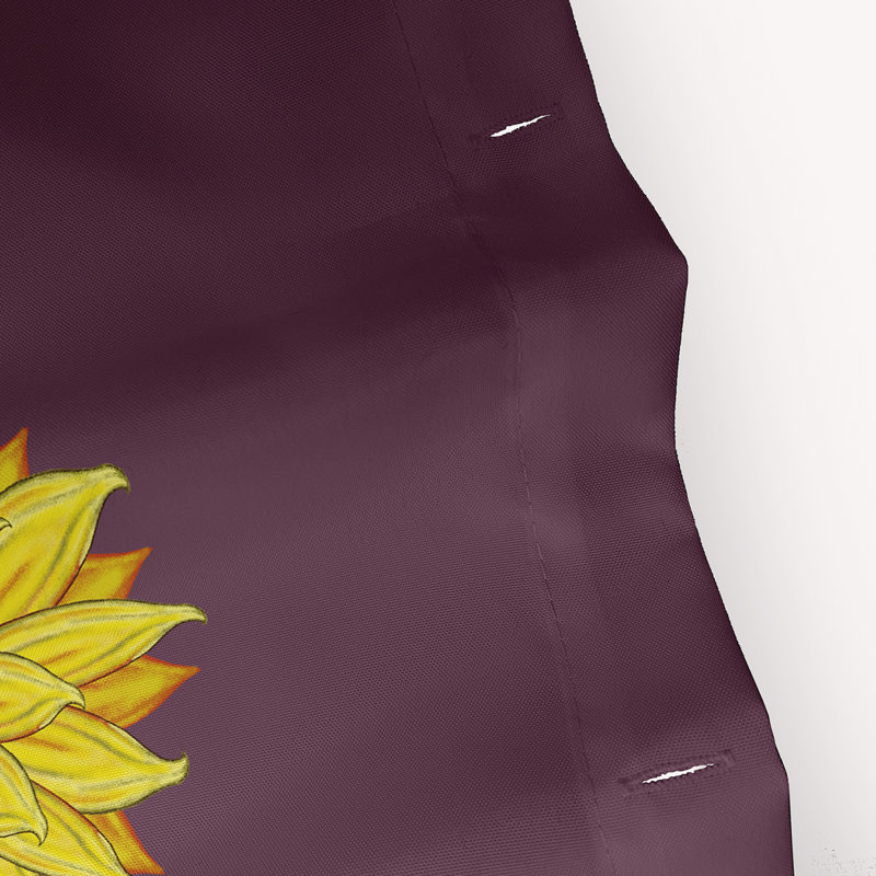 Rideau de douche simple Vieux Floral, Mauve