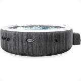 6-Person Greywood Deluxe Round Bubble Spa Set