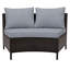 Ensemble de canapé modulaire d'extérieur 5 pièces 5 pièces-1580202690