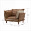 Fauteuil d'appoint moderne surdimensionné pour adultes Chenille-1677004804
