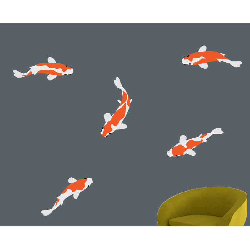 Décoration murale imprimée koi fish, Petit