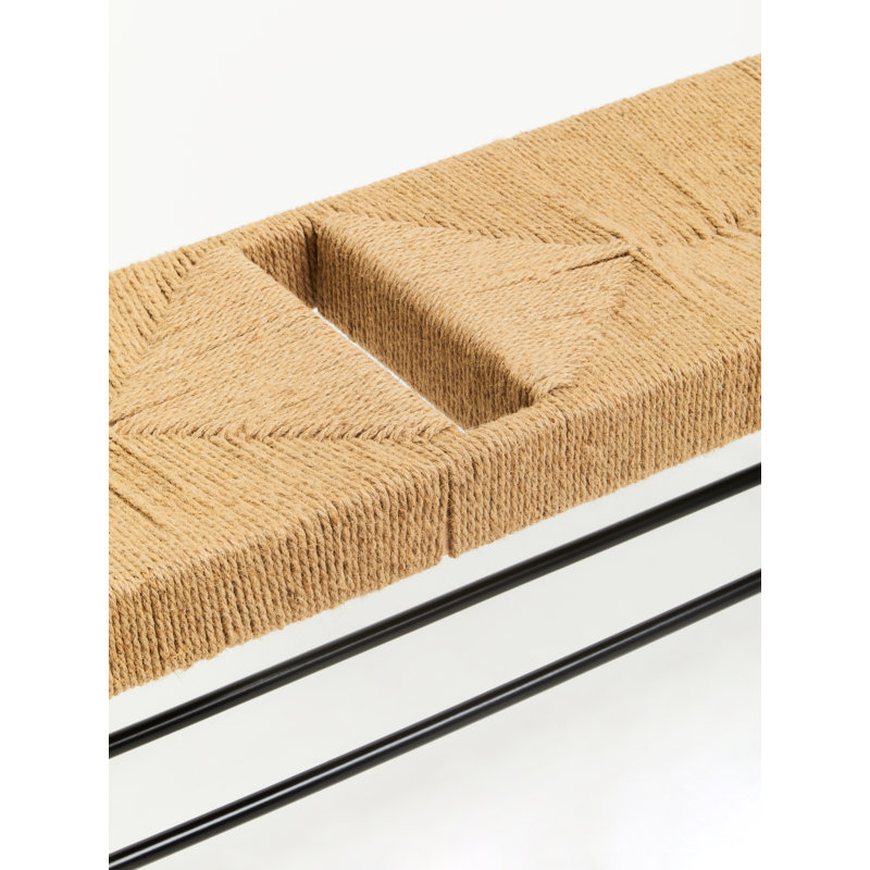 Oberle Wicker Bench