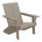 Modern Poly Adirondack Chair With Ottoman-2005742401