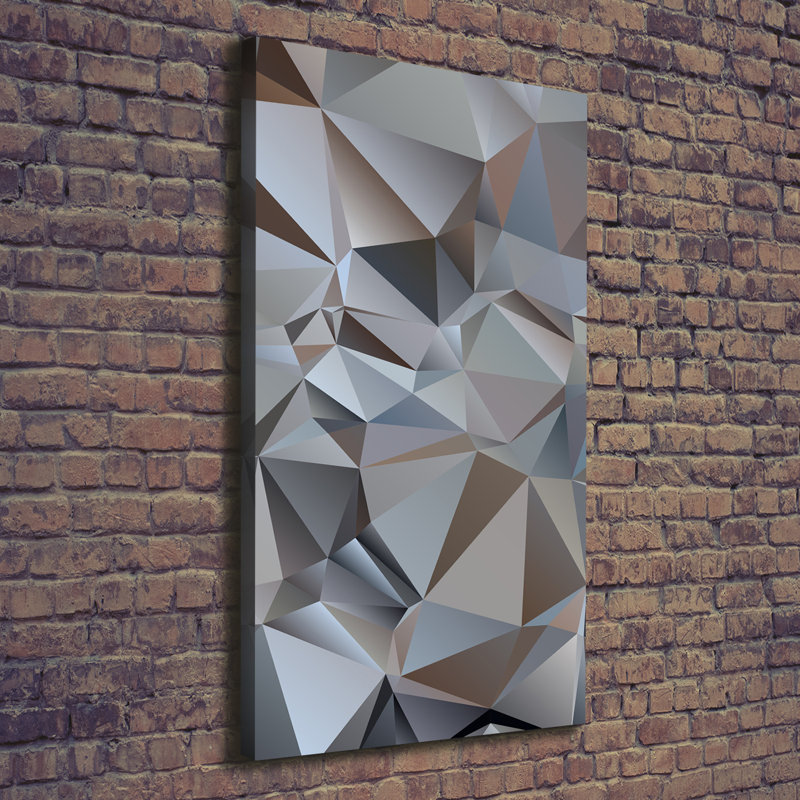 Abstraction Triangles - Wrapped Canvas Print