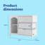 Commode combinée 3 tiroirs Olivia-117229649