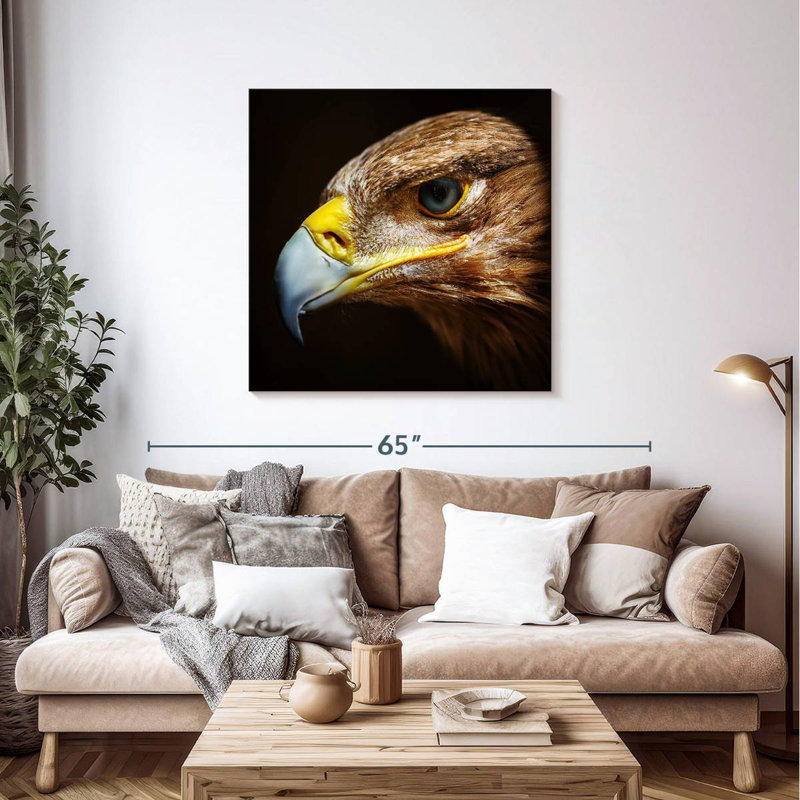 Crowle Eagle Face, 39" H x 39" W