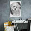 Maltichon par Barbara Keith - peinture sur toile tendue