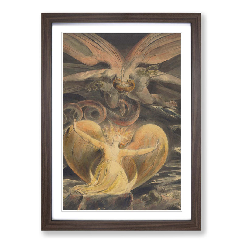 William Blake - Single Picture Frame Painting, Walnut