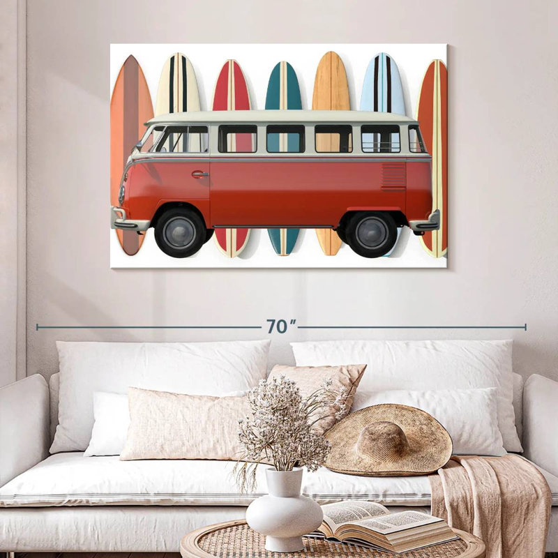 Mehar Surfer Van, H 32 po x l 48 po