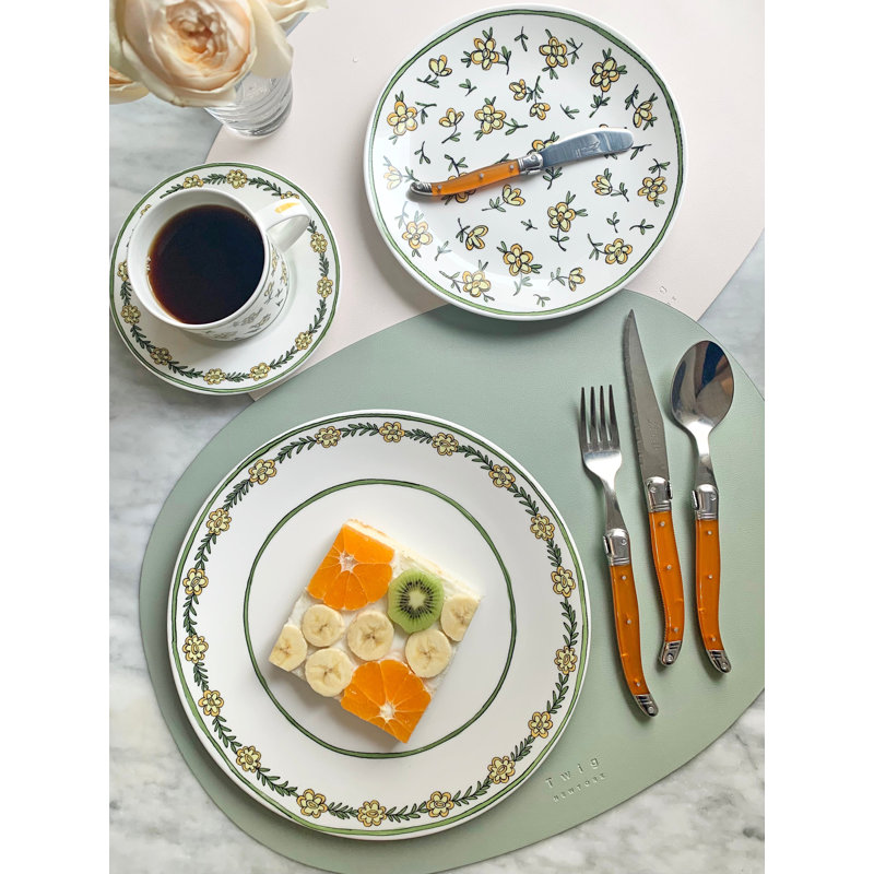 Deco Placemat, Mint 