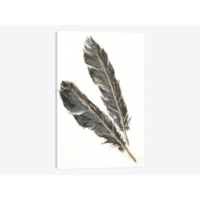 " Gold Feathers III On White " by Chris Paschke