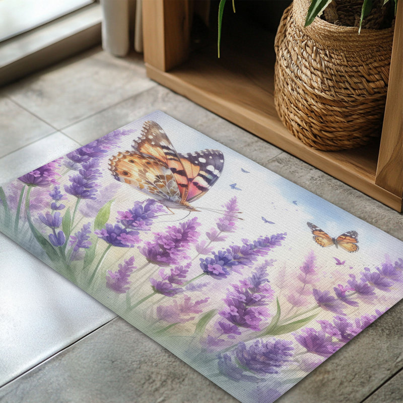 Tapis tressé Blooming Wings, Rectangulaire 3 pi x 5 pi