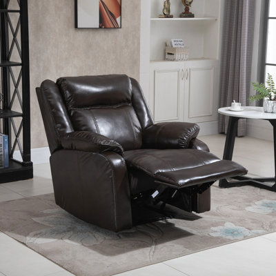 Faux Leather Recliner