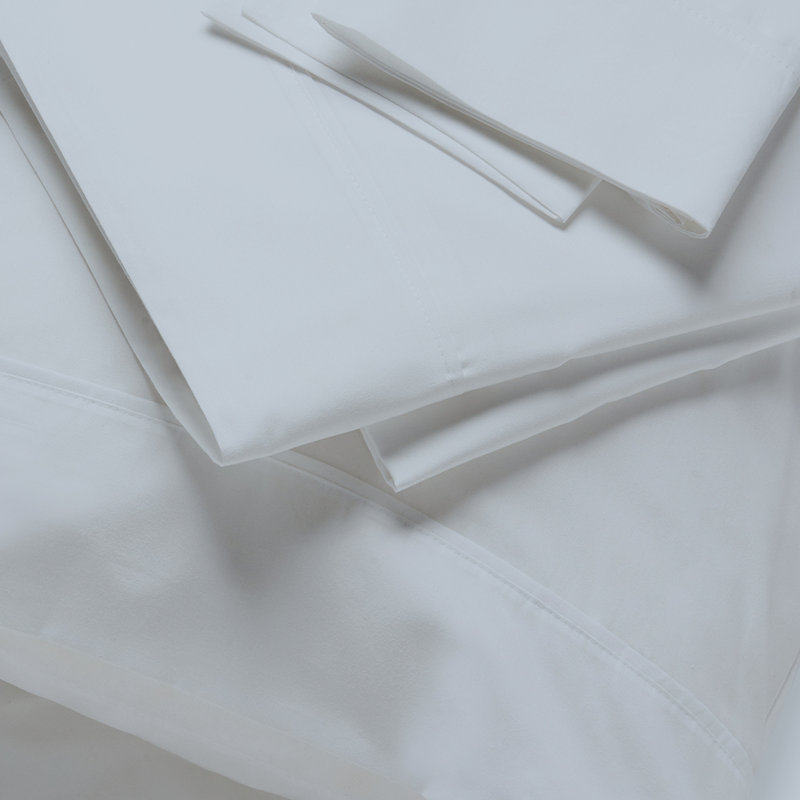 Kal 100% Cotton Sheet Set, King, Light Blue