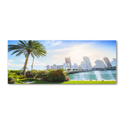 Miami Usa - Wrapped Canvas Print