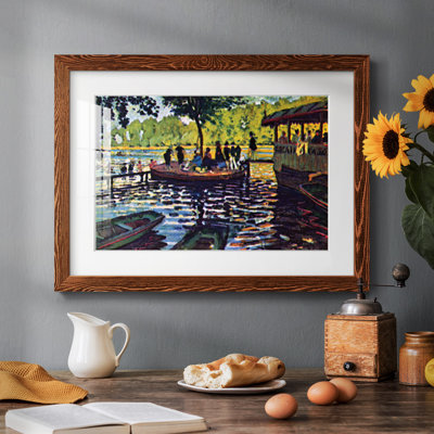 La Grenouillère par Claude Monet - reproduction de cadre photo simple
