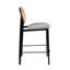 Spike Upholstered Counter Stool with Metal Frame-70835510