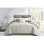 Ensemble de housse de couette en jacquard texturé 3 pièces texturé avec bride-112450091