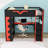 Full Size Wooden Loft Bed, Storage Shelves, RGB Lighting, Charging Station and Drawer-227747210