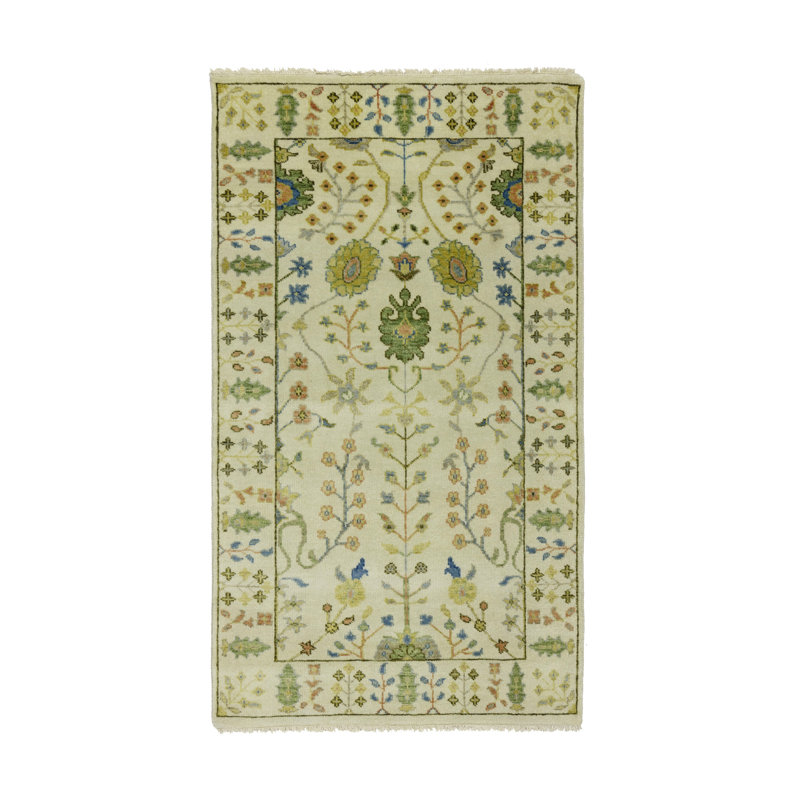 Tapis Oushak Chobi Mute, Rectangle 2 pi 11 po x 5 pi 2 po 