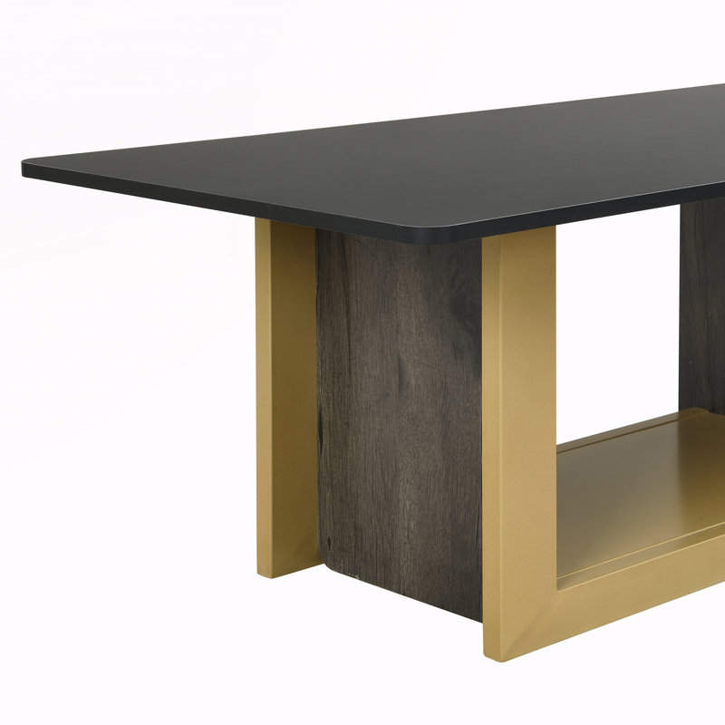 Ensemble de 2 tables basses Modern, Black