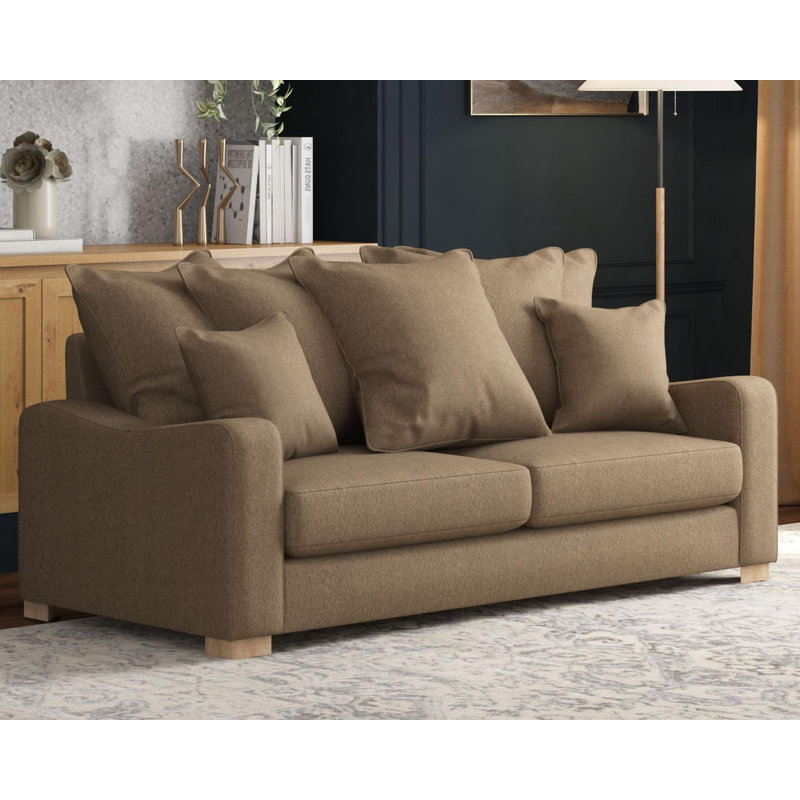 Theadford Three Seater, Scatter Back, Brick