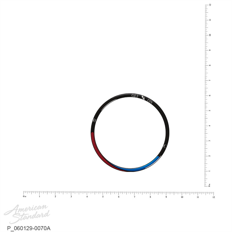 Reliant Plus Temperature Decal O-Ring