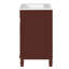 Meuble-lavabo 24 po avec lavabo en céramique pour salle de bain-712057048