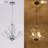 Darcey 4 - Light 18"W Unique Traditional Empire Chandelier with Crystal Accents & Metal Frame for Dining Room or Living Room-7825756